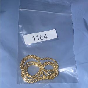 Gold Solid Rope Chain (10k gold)
